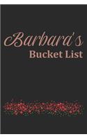 Barbara's Bucket List