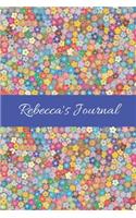 Rebecca's Journal: Cute Personalized Name College-Ruled Notebook for Girls & Women - Blank Lined Gift Journal/Diary for Writing & Note Taking