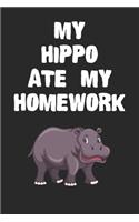My Hippo Ate My Homework Notebook