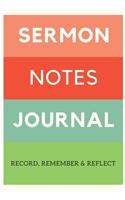 Sermon Notes Journal