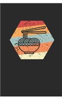 Ramen Retro: Dotted Bullet Notebook (6" x 9" - 120 pages) Ramen Noodles Themed Notebook for Daily Journal, Diary, and Gift