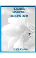 Realistic Magnolia Coloring Book