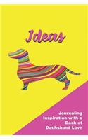 Ideas: Journaling Inspiration with a Dash of Dachshund Love