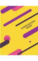 Composition Book: Minimal Pattern Blank Notebook 150 Numbered Blank Pages Creative Journal 8.5 X 11 Matte Softcover Diary