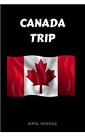 Canada Trip: Canada Journal notebook, 6 x 9 inch lined pages