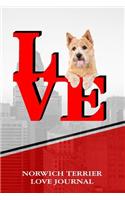 Norwich Terrier Love Journal