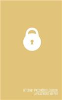 Internet Password Logbook: (A Password Keeper Yellow 5x8)