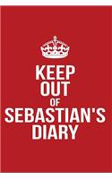 Keep Out of Sebastian's Diary: Personalized Lined Journal for Secret Diary Keeping