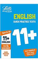 11+ English Quick Practice Tests Age 9-10 (Year 5): For the 2025 Gl Assessment Tests(Collins 11+ Practice)