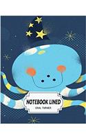 Notebook Lined Funny Octopus: Notebook Journal Diary