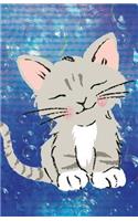 Journal Notebook For Cat Lovers Grey Kitten: Blank Journal To Write In, Unlined For Journaling, Writing, Planning and Doodling, For Women, Men, Kids, 160 Pages, Easy To Carry Size(42 Blank Journal Notebook)