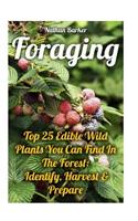 Foraging: Top 25 Edible Wild Plants You Can Find in the Forest: Identify, Harvest & Prepare
