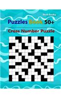 Puzzles Book 50+ Cross Number Puzzle