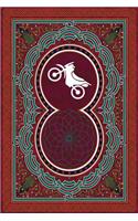 Monogram Motocross Notebook: Blank Journal Diary Log(61 Monogram Arabesqueone 150 Lined)
