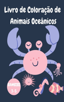 Livro de Coloração de Animais Oceânicos