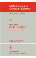 Data Base Design Techniques I