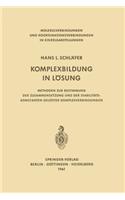 Komplexbildung in Lösung
