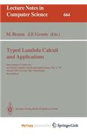 Typed Lambda Calculi and Applications