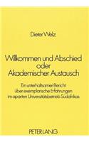 Willkommen Und Abschied Oder Akademischer Austausch