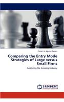 Comparing the Entry Mode Strategies of Large Versus Small Firms