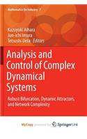 Analysis and Control of Complex Dynamical Systems