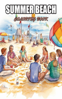 Summer Beach Coloring Book for Adults
