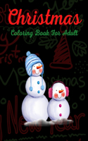 Christmas Coloring Book For Adult: Christmas Coloring Book For Men & Women