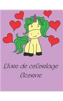 Livre de coloriage licorne