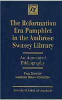 Reformation Era Pamphlet in the Ambrose Swasey Library