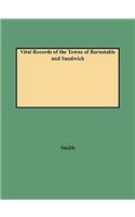 Vital Records of the Towns of Barnstable and Sandwich (1987)