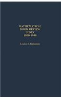 Mathematical Book Review Index 1800-1940
