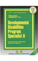 Developmental Disabilities Program Specialist II: Passbooks Study Guide