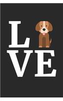 Beagle Journal - I Love My Beagle Notebook - Gift for Beagle Lovers