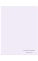Purple Lavender Notebook: Classic No Lines Inside Pastel Minimalist Writing Notebook with Blank Paper Pages... I Love It!