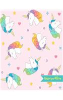 Unicorn Mom: Blank Draw and Write Journal, NotePad, Sketch Book, Diary and Illustration Notebook - Perfect Gift for Mother's Day, Birthday, Christmas for Moms, M