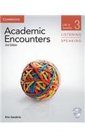 Academic Encounters Level 3 Student's Book Listening and Speaking with DVD