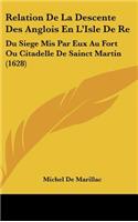 Relation de La Descente Des Anglois En L'Isle de Re
