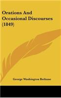 Orations And Occasional Discourses (1849)