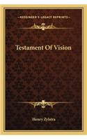 Testament Of Vision