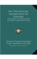 On The Gaulish Inscription Of Poitiers