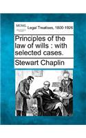 Principles of the law of wills