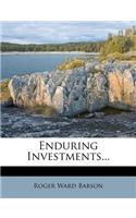 Enduring Investments...