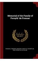 Memorial of the Family of Forsyth' de Fronsac