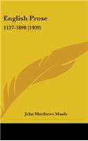 English Prose: 1137-1890 (1909)