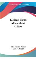 T. Macci Plauti Menaechmi (1919)
