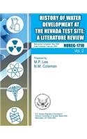 History of Water Development at the Nevada Test Site