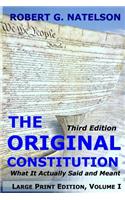 Original Constitution, Volume I