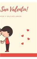 Feliz día de San Valentín, perfecto para el uso diario. Mantenga un registro de su relación. El - Regalo para tu pareja.