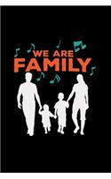 We are family: 6x9 Family - dotgrid - dot grid paper - notebook - notes