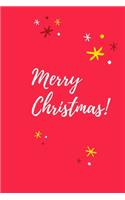 Merry Christmas Unicorn journal 6x9 Inches 120 lined pages for notes, drawings, formulas Organizer writing book planner diary